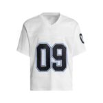 09 Print Cropped Football Jersey