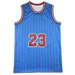 23 Striped Sleeveless Basketball Jersey