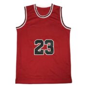 Red #23 Sleeveless Basketball Jersey