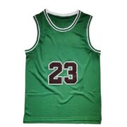 Green #23 Mesh Basketball Jersey