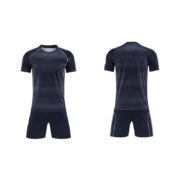 Dark Navy Short‑Sleeve Soccer Jersey Set