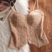 Floral Lace Corset Style Cami Top