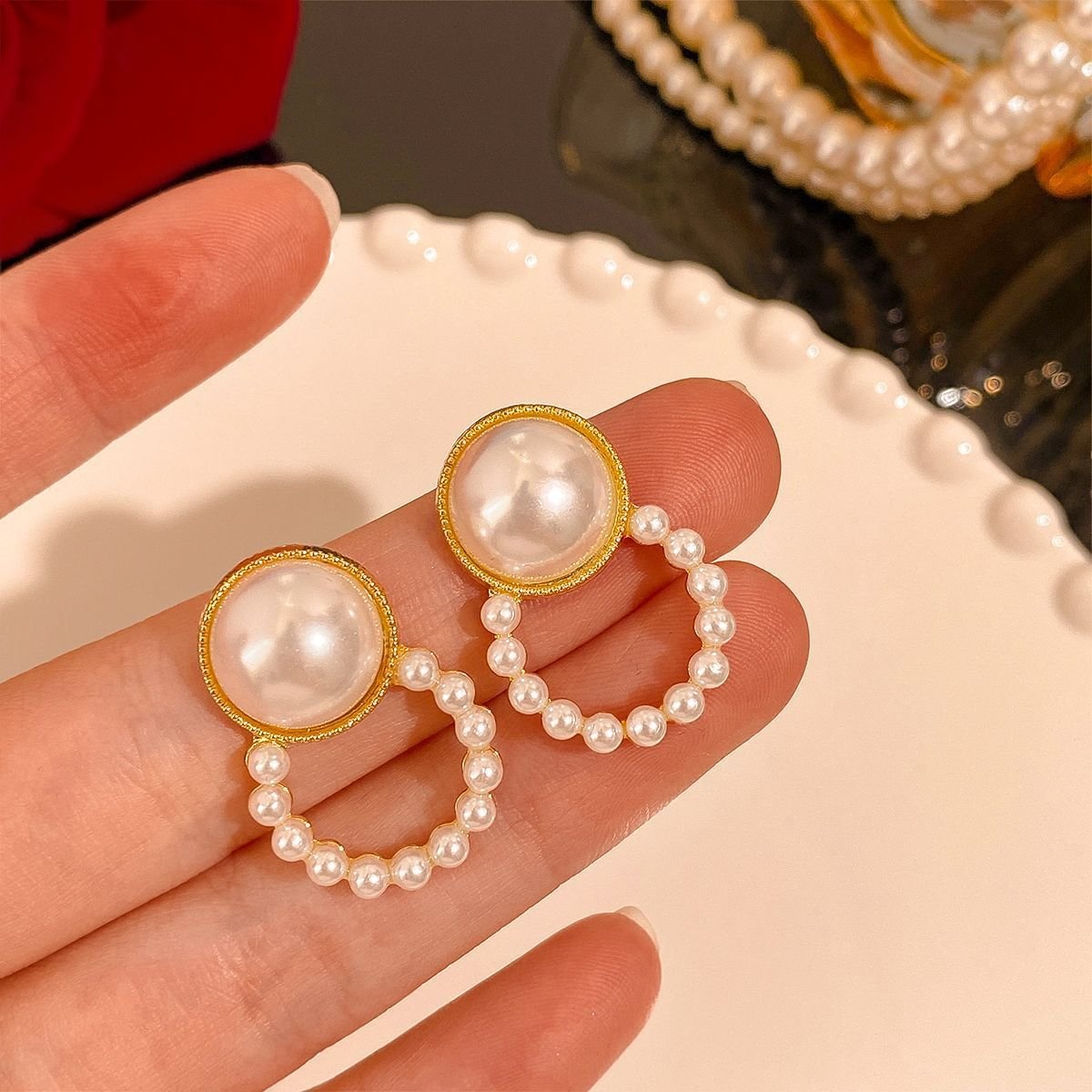 Vintage Pearl Earrings