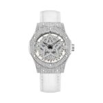 Star Hollow Crystal Encrusted Women's Wrist Watch