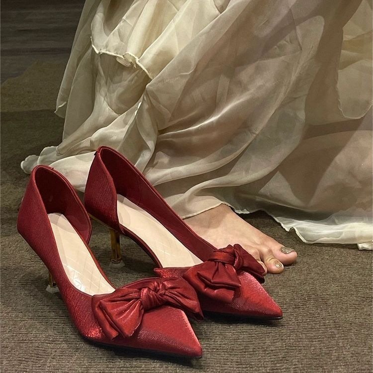 Satin Pumps