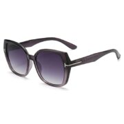 Oversized Square Gradient Lens Sunglasses