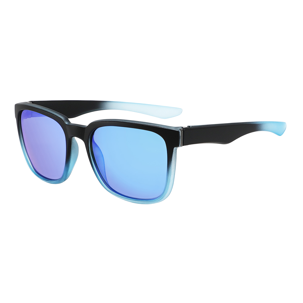 6-6-1.png Gradient Square Sunglasses Blue Mirror Reflective Lens Eyewear - Image 1